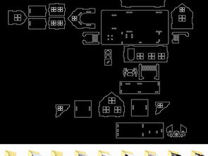 激光切割工艺品CAD图纸与工装施工CAD图纸资源全解析